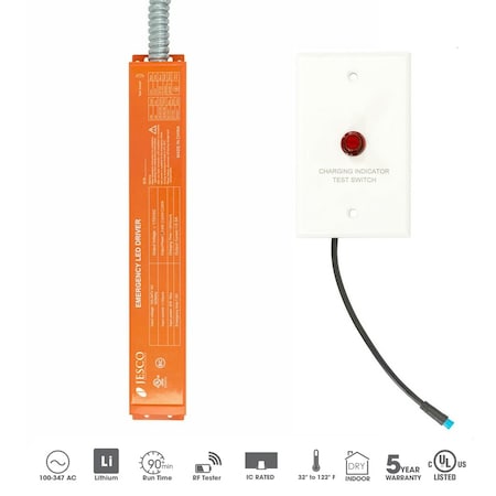 Jesco 15W Remote Mounted Emergency Battery EM-LIN